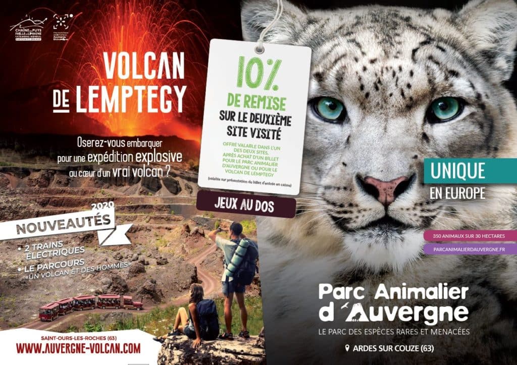 Partenariat Parc Animalier d'Auvergne